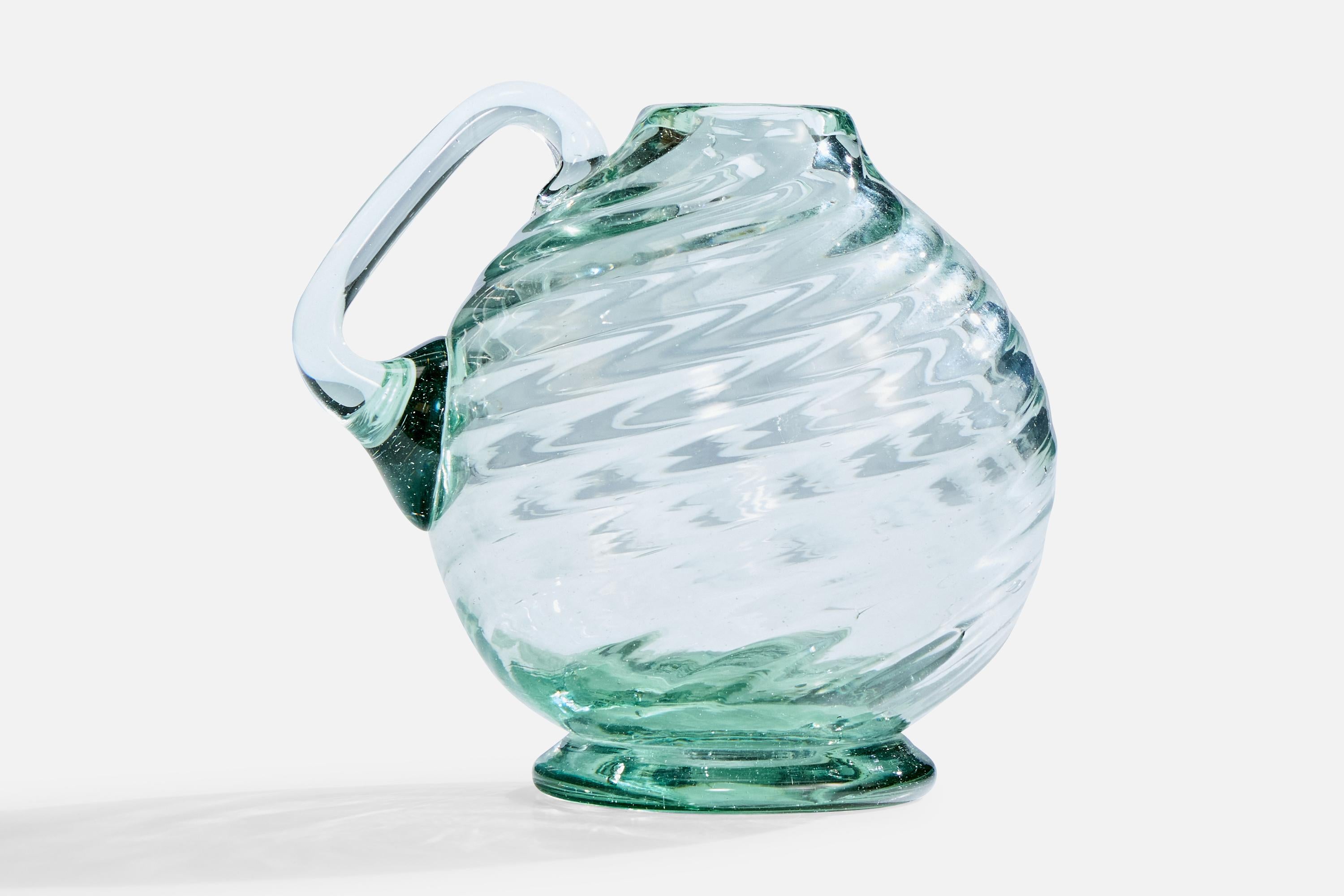 Ture Berglund, Vase, Glas, Schweden, 1940er-Jahre (Schwedisch) im Angebot