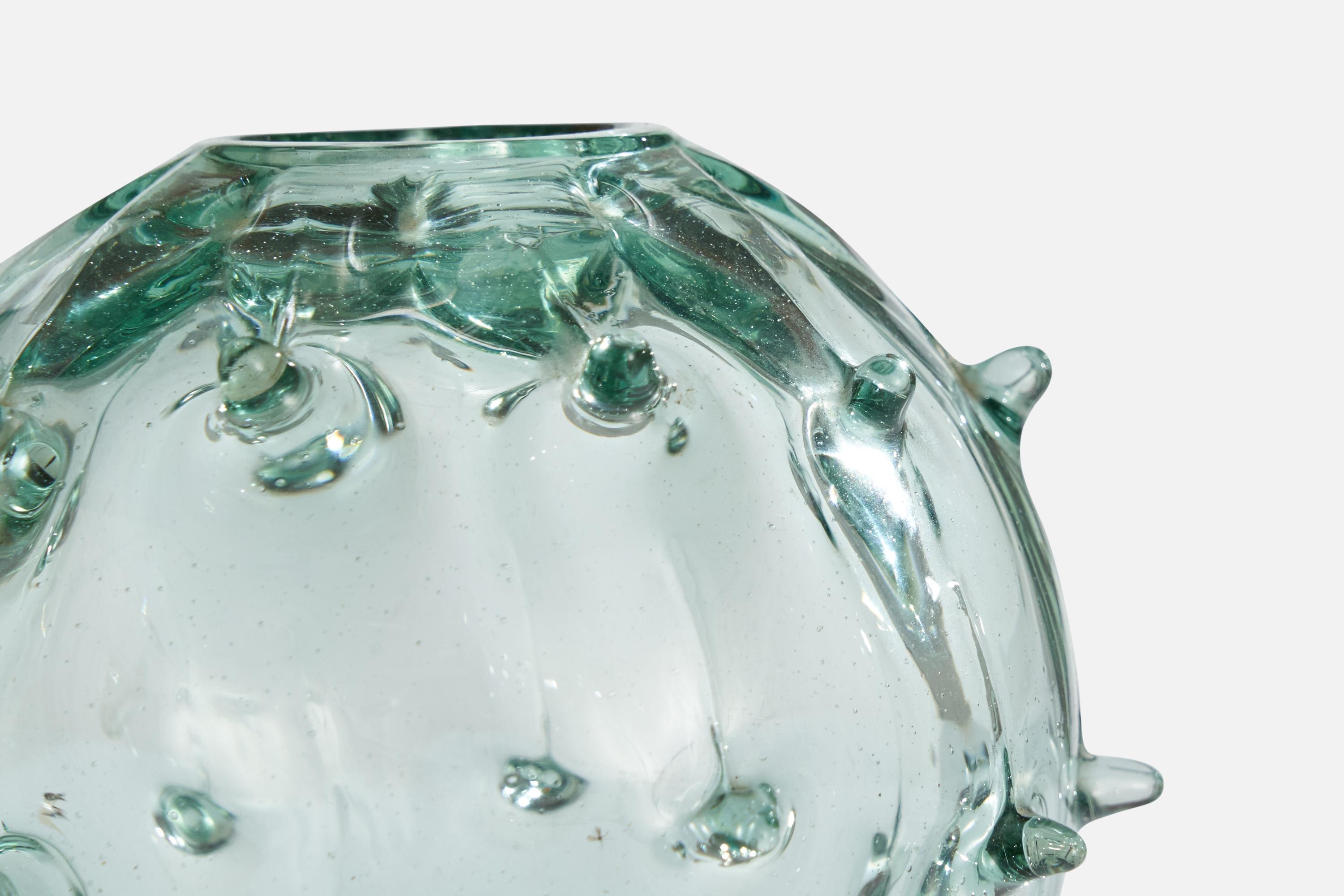 Milieu du XXe siècle Ture Berglund, Vase, Verre, Suède, années 1940 en vente