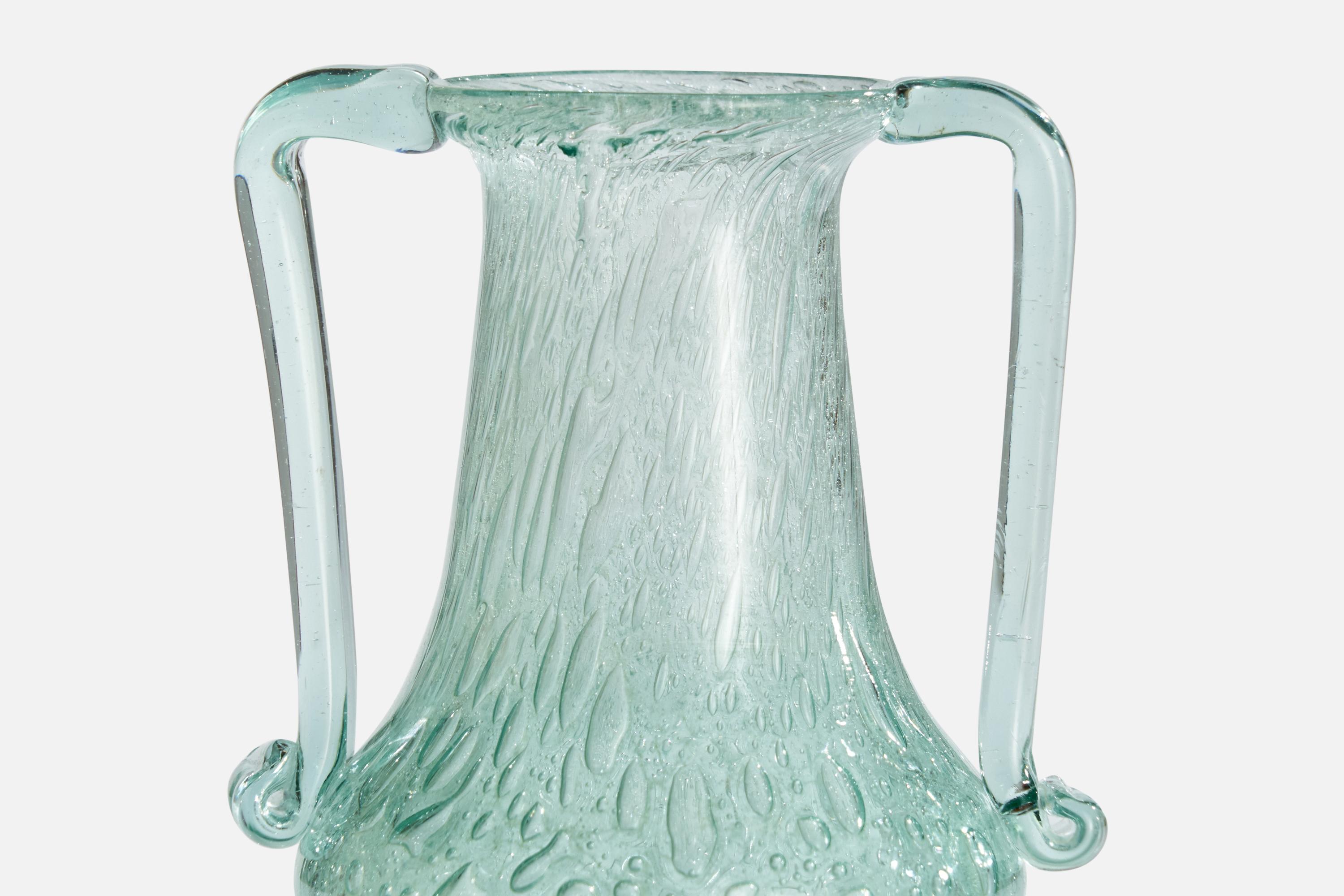 Milieu du XXe siècle Ture Berglund, Vase, Verre, Suède, années 1940 en vente