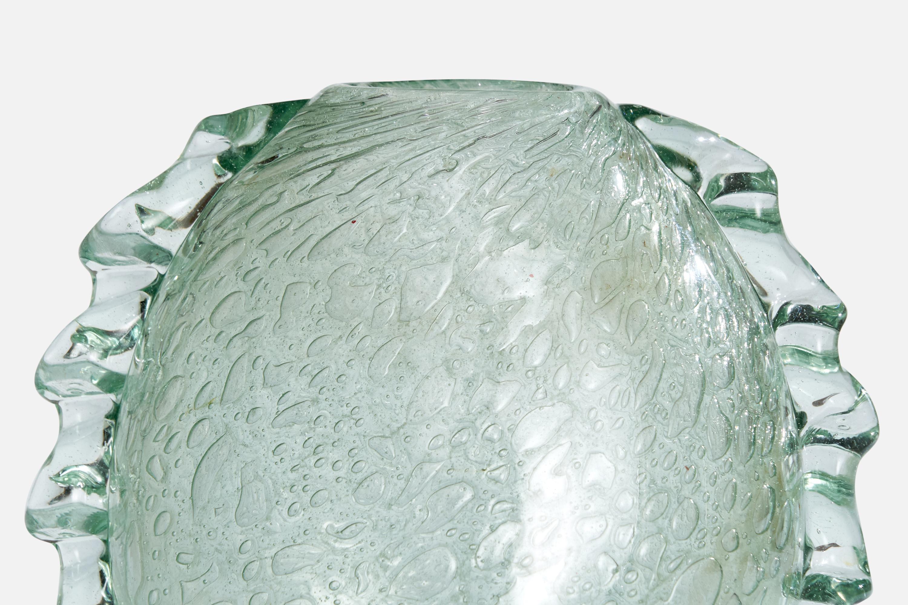 Metà XX secolo Ture Berglund, Vaso, Vetro, Svezia, anni '40 in vendita