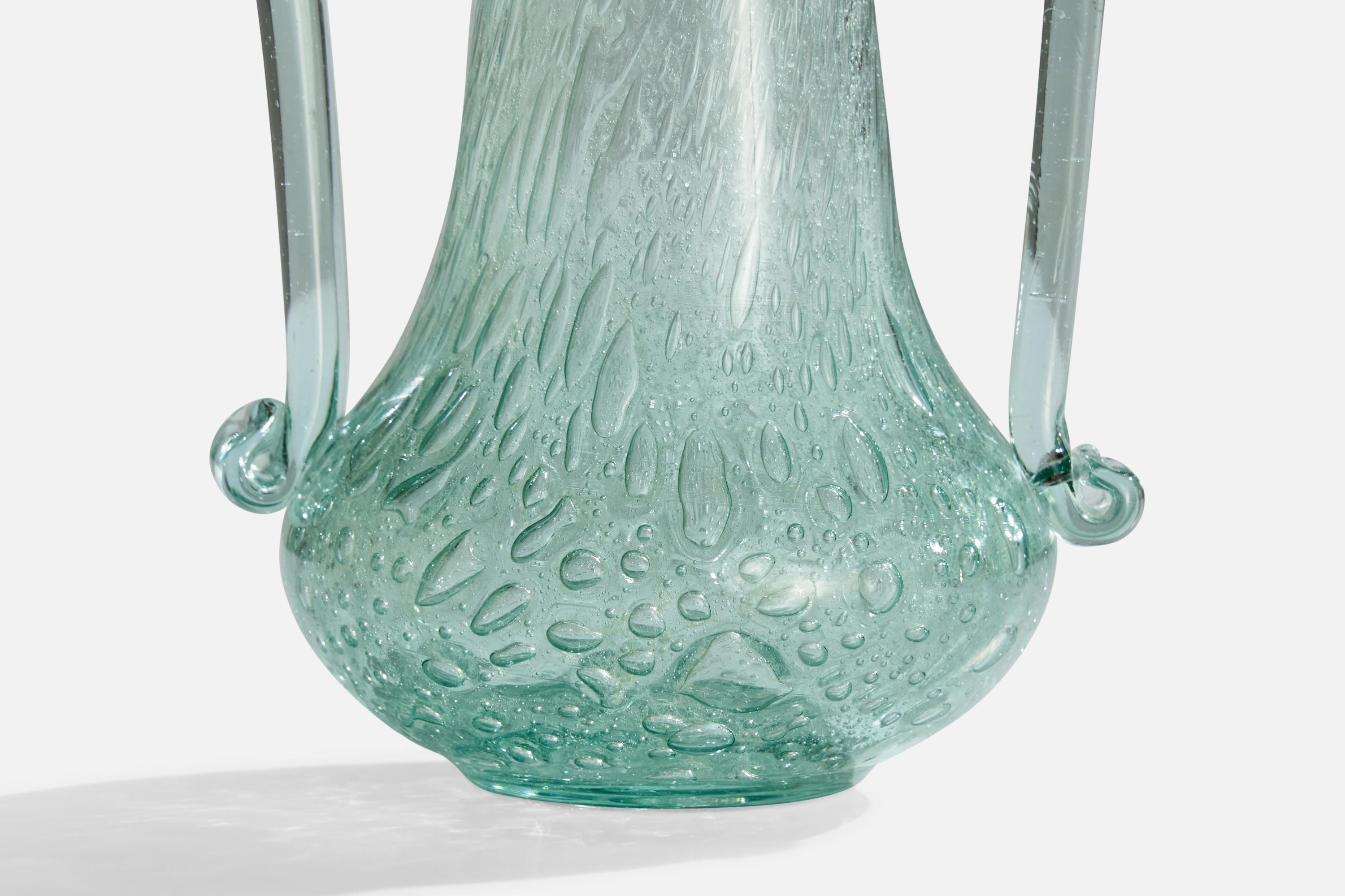 Verre brun Ture Berglund, Vase, Verre, Suède, années 1940 en vente