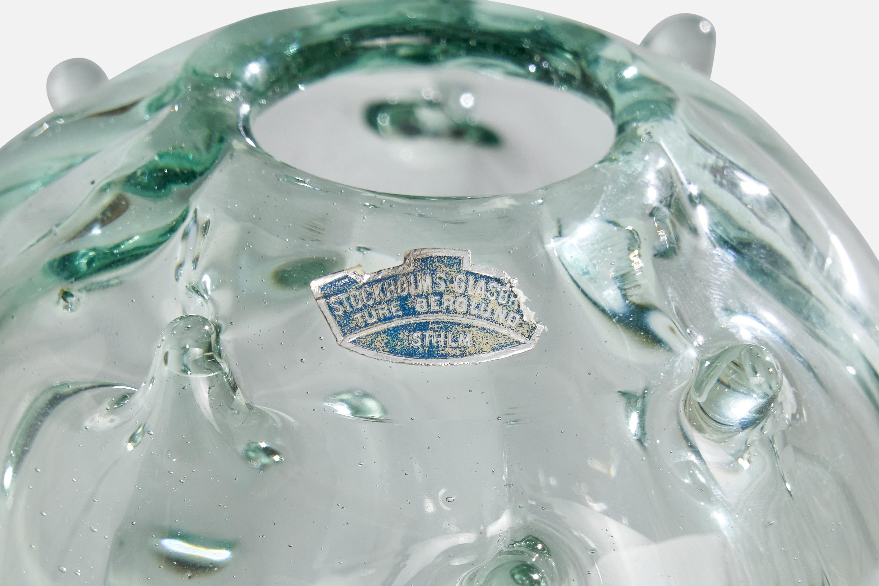 Ture Berglund, Vaso, Vetro, Svezia, anni '40 in vendita 2
