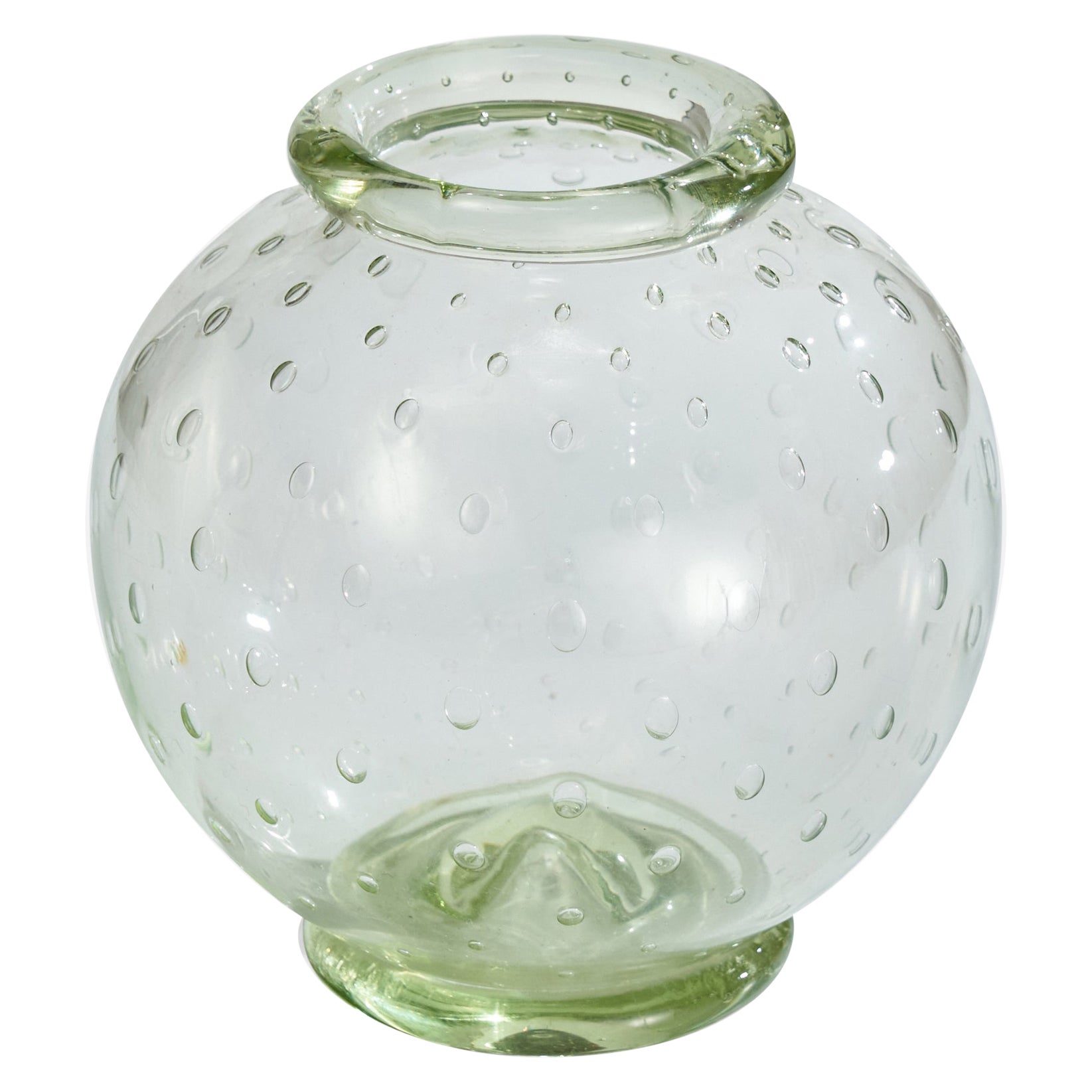Ture Berglund, Vase, Verre, Suède, années 1940