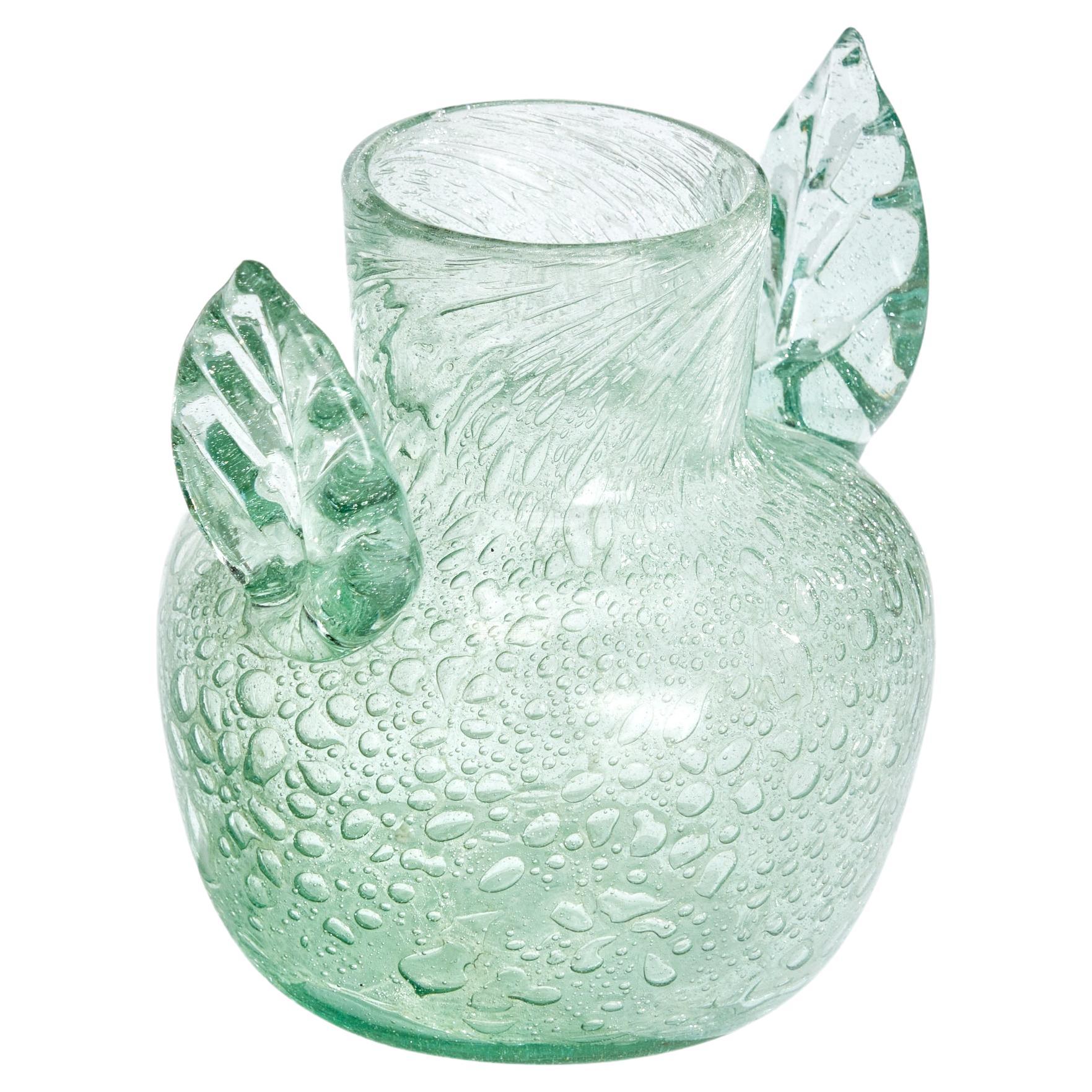 Ture Berglund, Vase, Glass, Sweden, 1940s For Sale