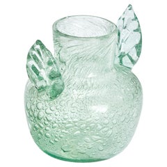 Vintage Ture Berglund, Vase, Glass, Sweden, 1940s