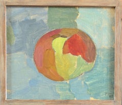 Pittura a olio su natura morta di frutta di Ture Fabiansson - La Mela