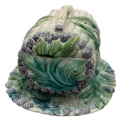 Plat à asperges dans le style de luneville