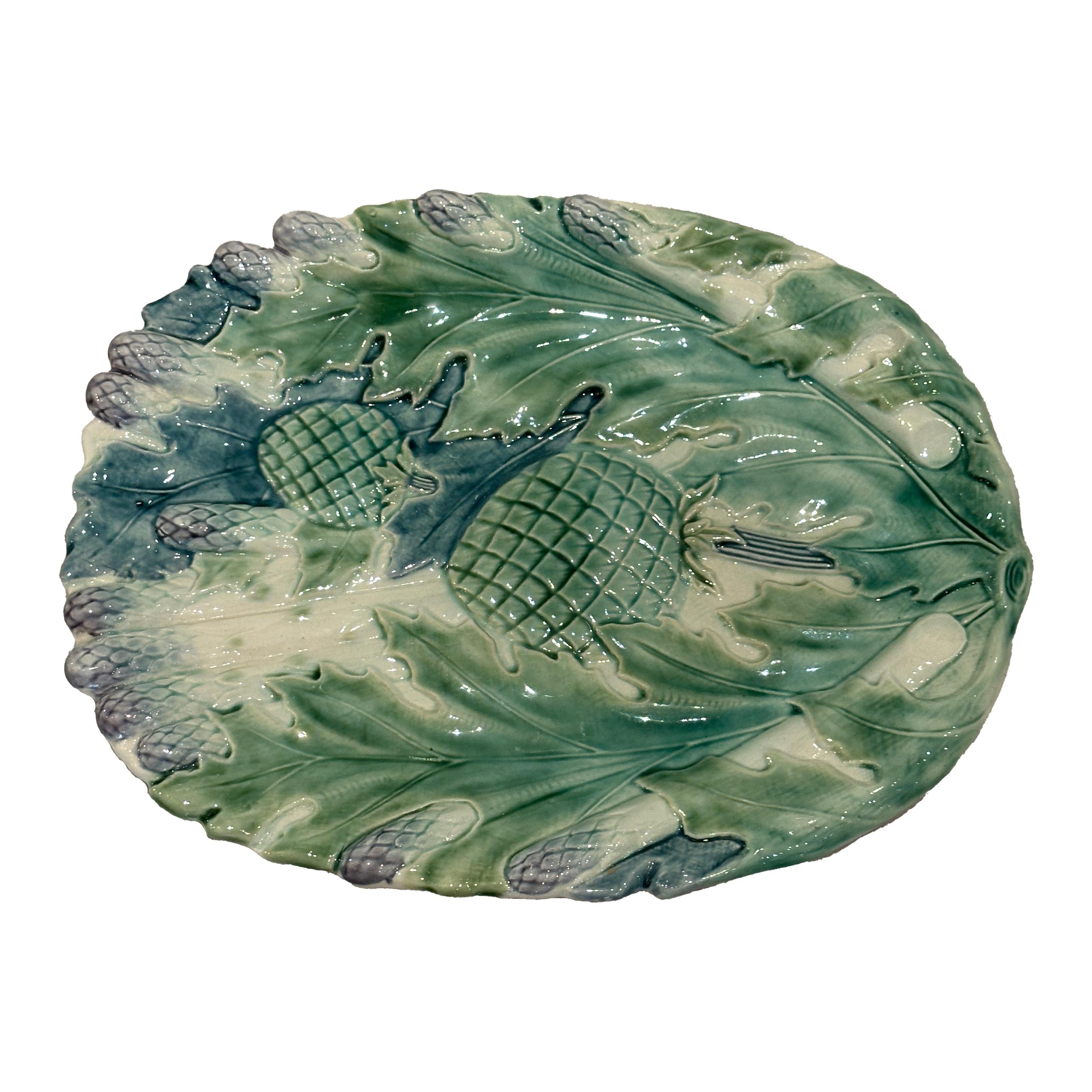 Ceramica Zuppiera di asparagi, in stile Luneville in vendita