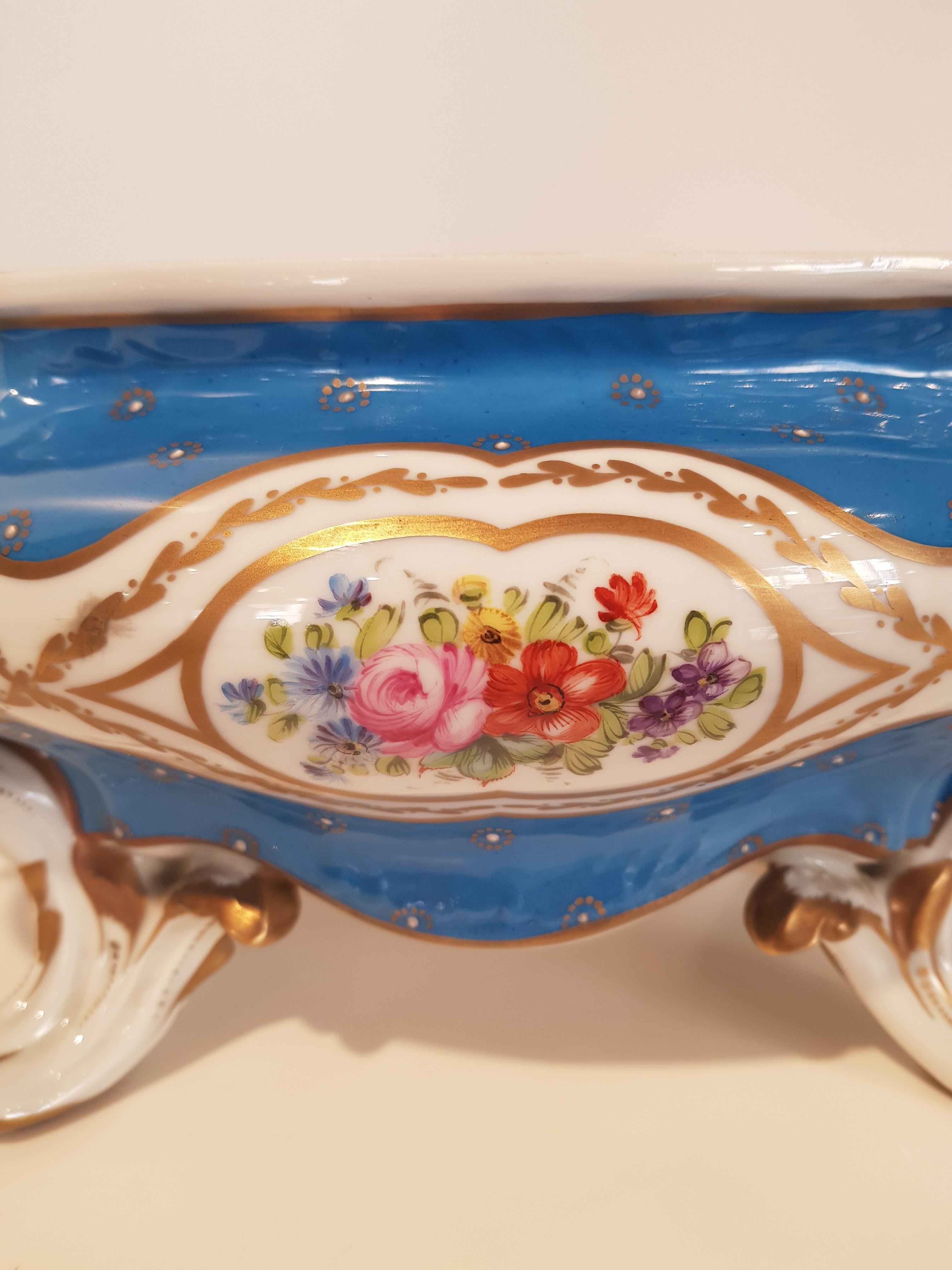 Mid-20th Century Tureen, Hand Decorated Signed 