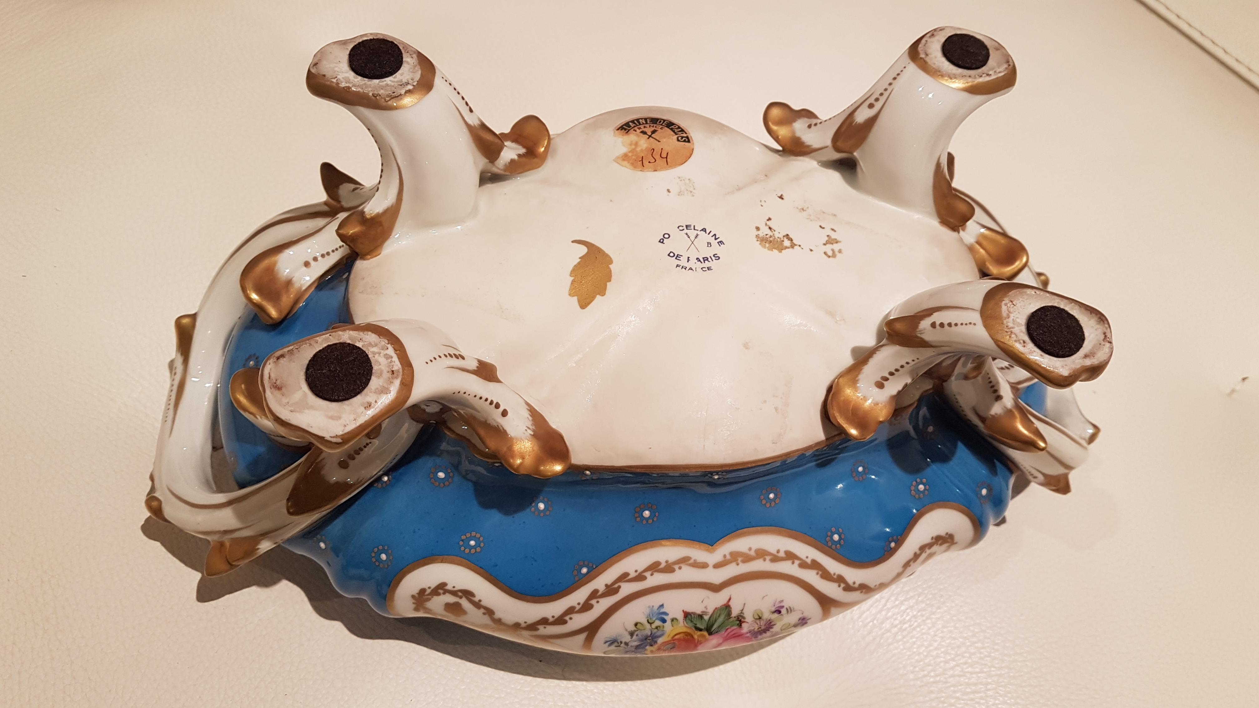 Tureen, Hand Decorated Signed 
