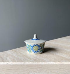 Turi Gramstad Oliver-Krug mit Deckel für Figgjo Flint, Norwegen, ca. 1960er Jahre