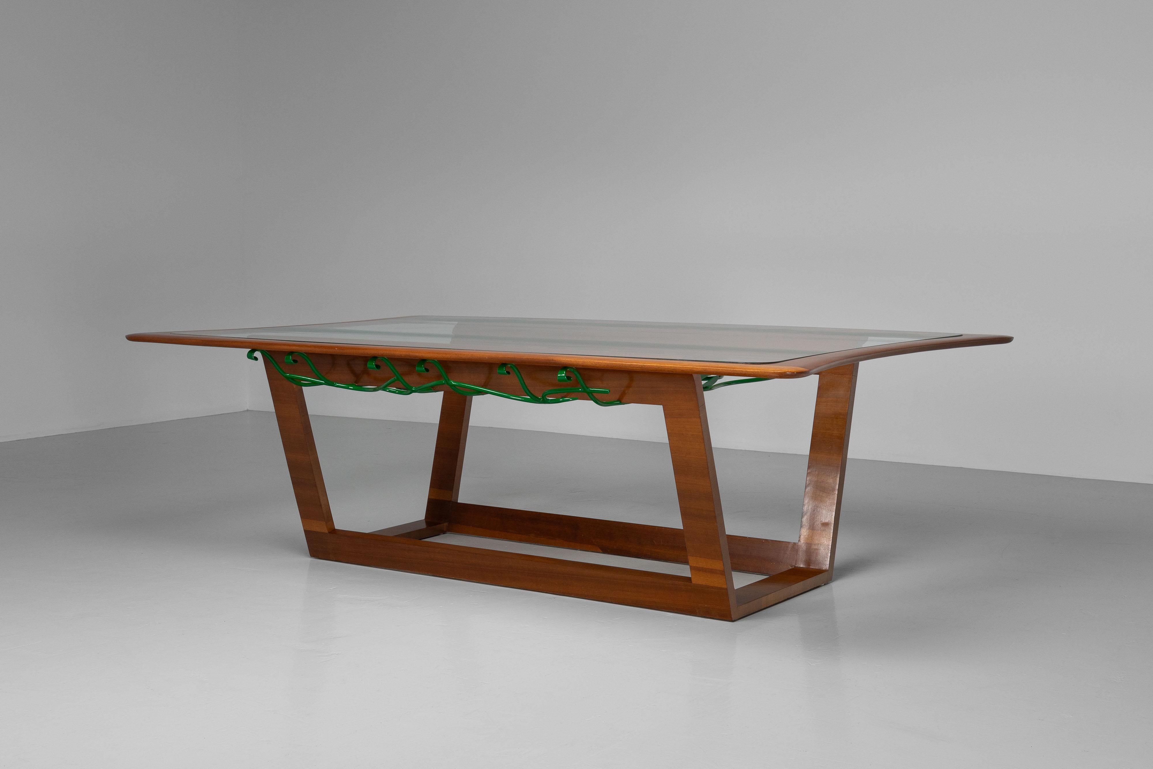 Table de salle à manger de l'école Turin fabriquée en Italie 1940 en vente 4