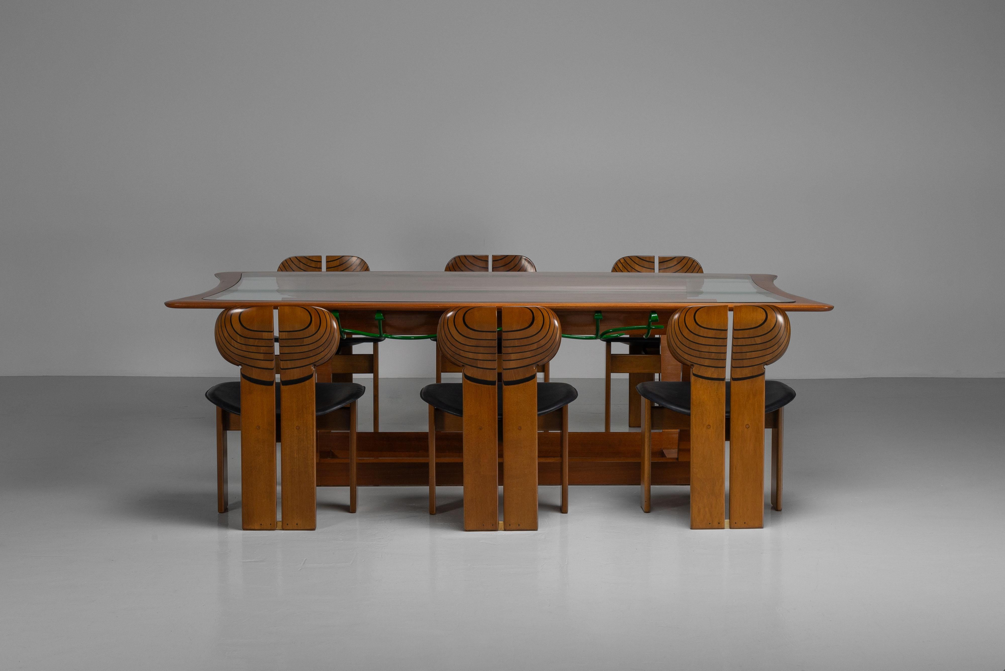 Table de salle à manger de l'école Turin fabriquée en Italie 1940 en vente 10