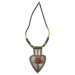 Girocollo tribale in argento di Turkaman