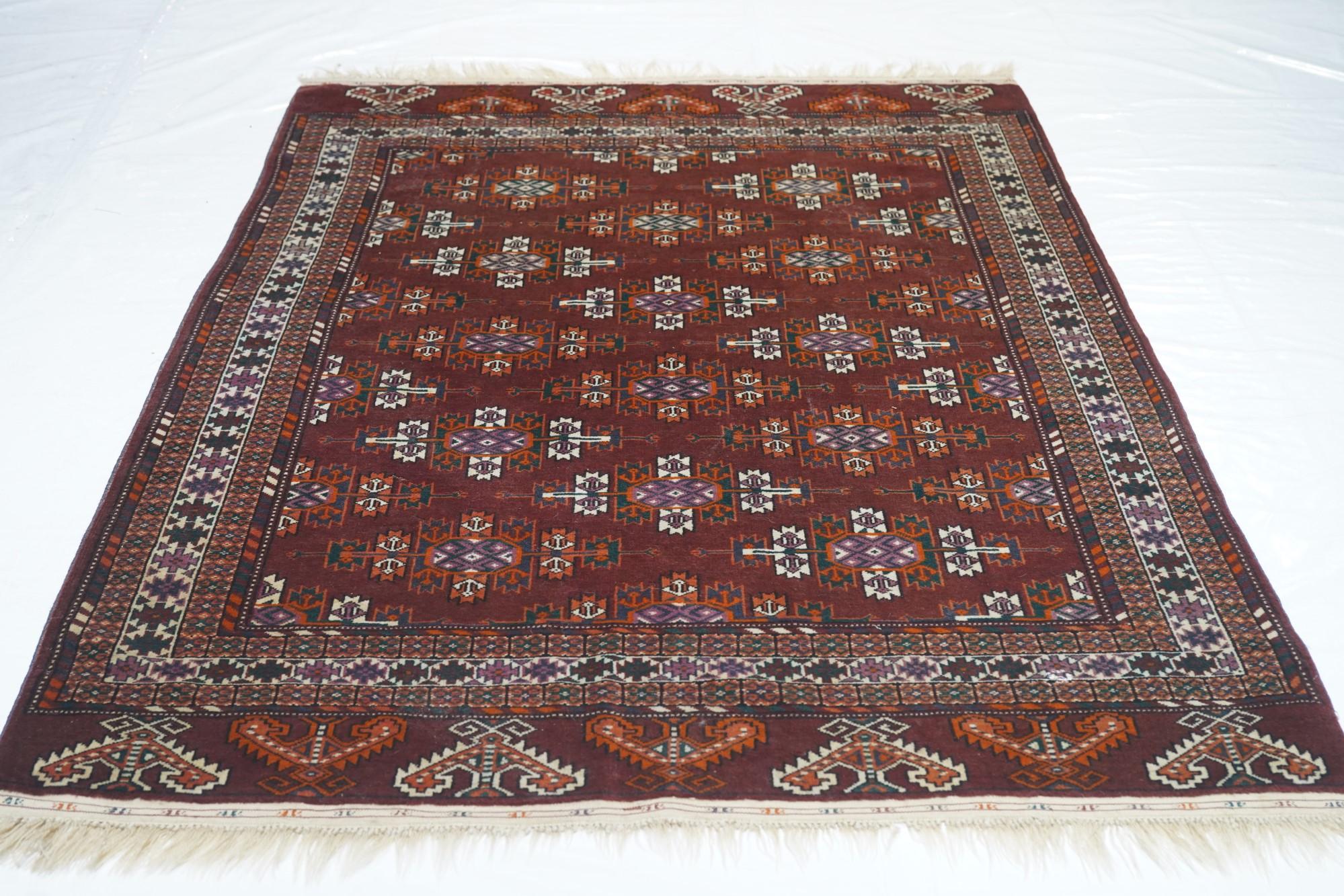 Wool Turkeman Rug For Sale