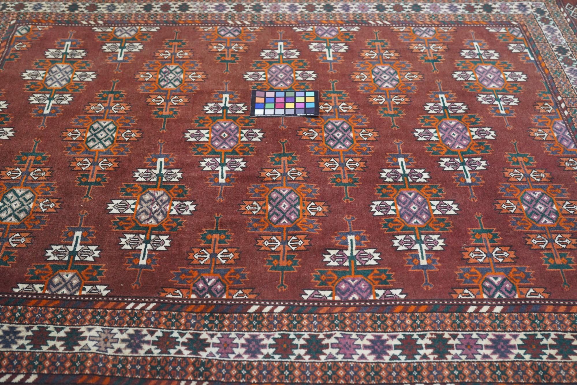 Antique Turkmen Rug 4'4'' x 6'2'' For Sale 3