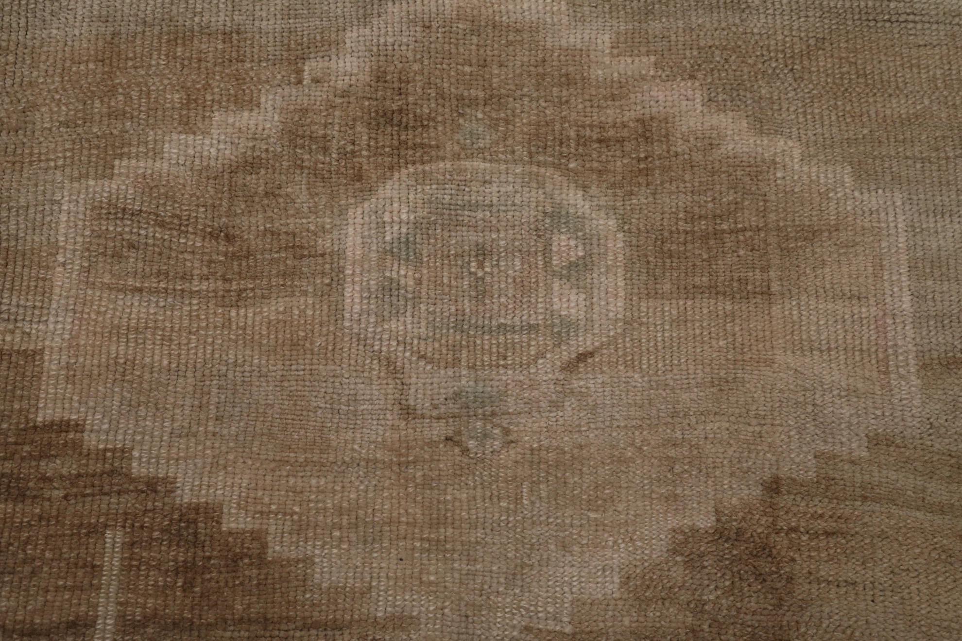 Turco Tappeti Turchia Anatoly Circa 1940 - Lana Marrone Avorio Rosa Design - 92848 in vendita