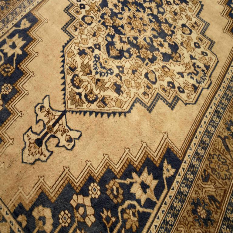 Türkei Anatoly Bereich Teppiche - Wolle Schwarz Braun Elfenbein Design - 92924 (Türkisch) im Angebot