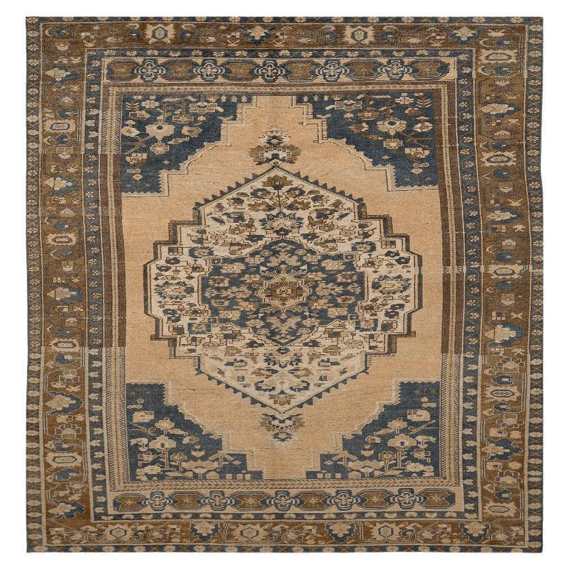 Türkei Anatoly Bereich Teppiche - Wolle Schwarz Braun Elfenbein Design - 92984
