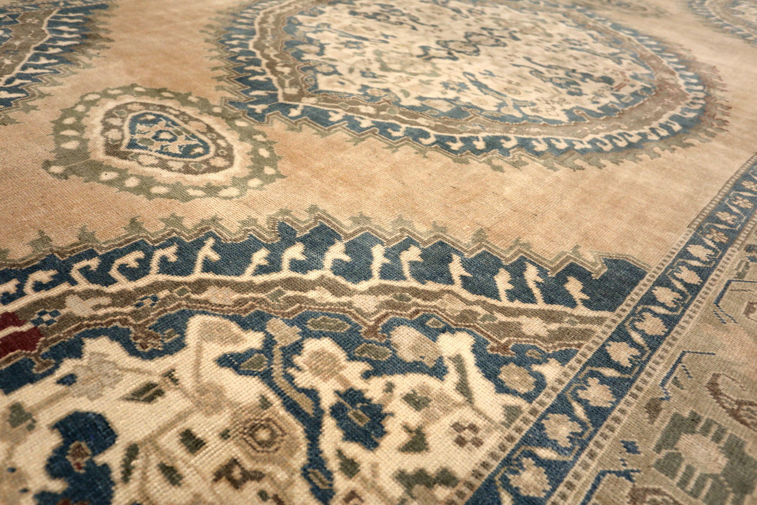 Turco Tappeti Turchia Anatoly - Lana Nero Marrone Avorio Taupe - 93139 in vendita