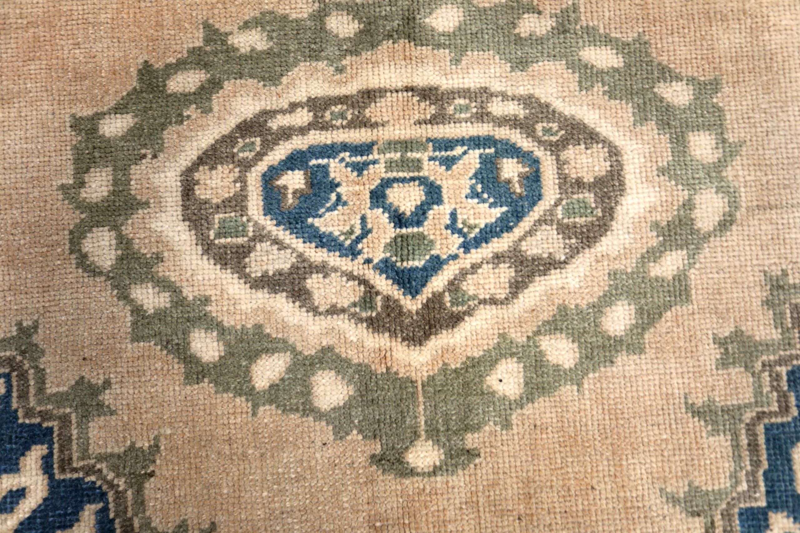 Tappeti Turchia Anatoly - Lana Nero Marrone Avorio Taupe - 93139 In condizioni ottime in vendita a Dallas, TX