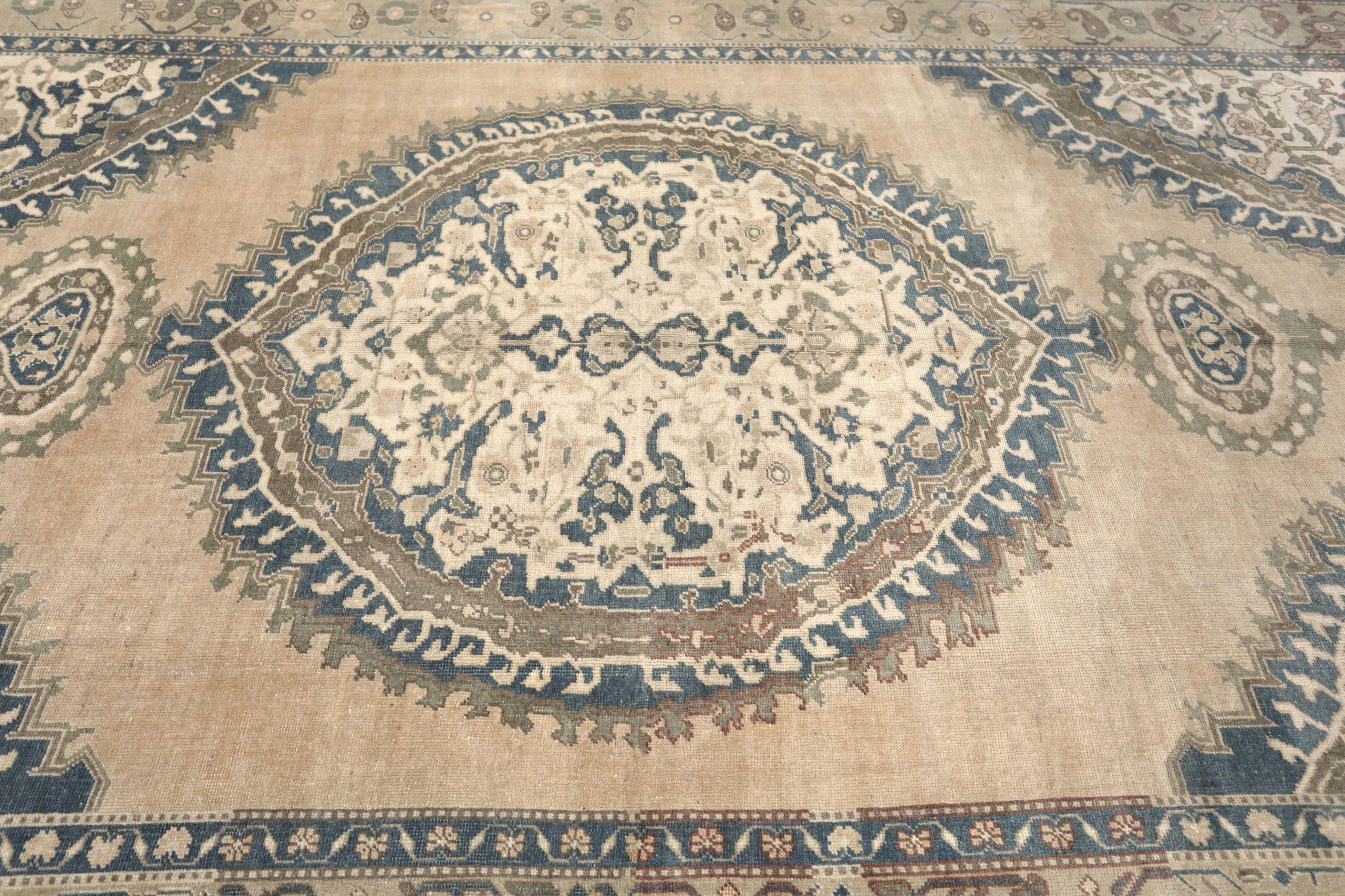 XX secolo Tappeti Turchia Anatoly - Lana Nero Marrone Avorio Taupe - 93139 in vendita