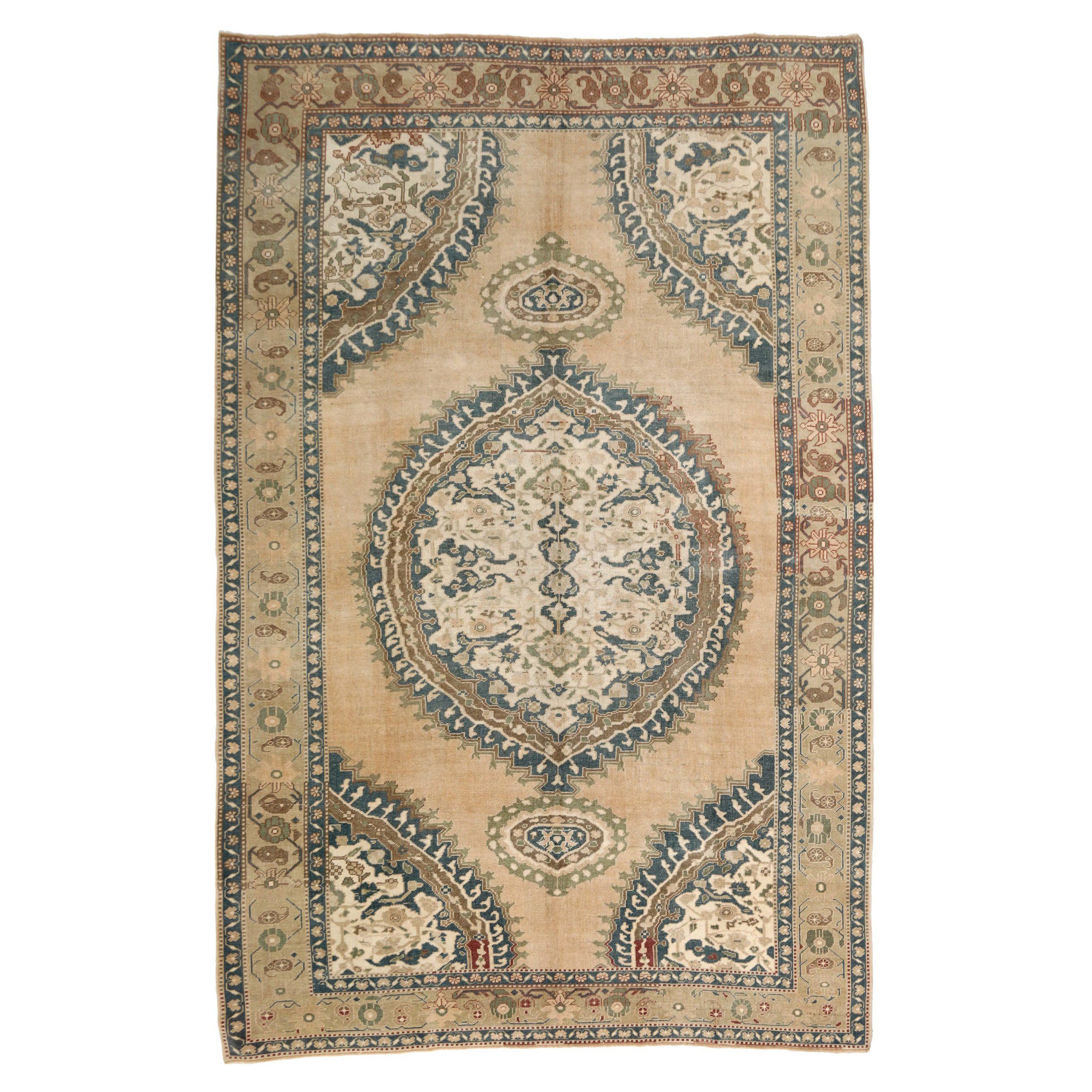 Türkei Anatoly Bereich Teppiche - Wolle Schwarz Braun Elfenbein Taupe - 93139