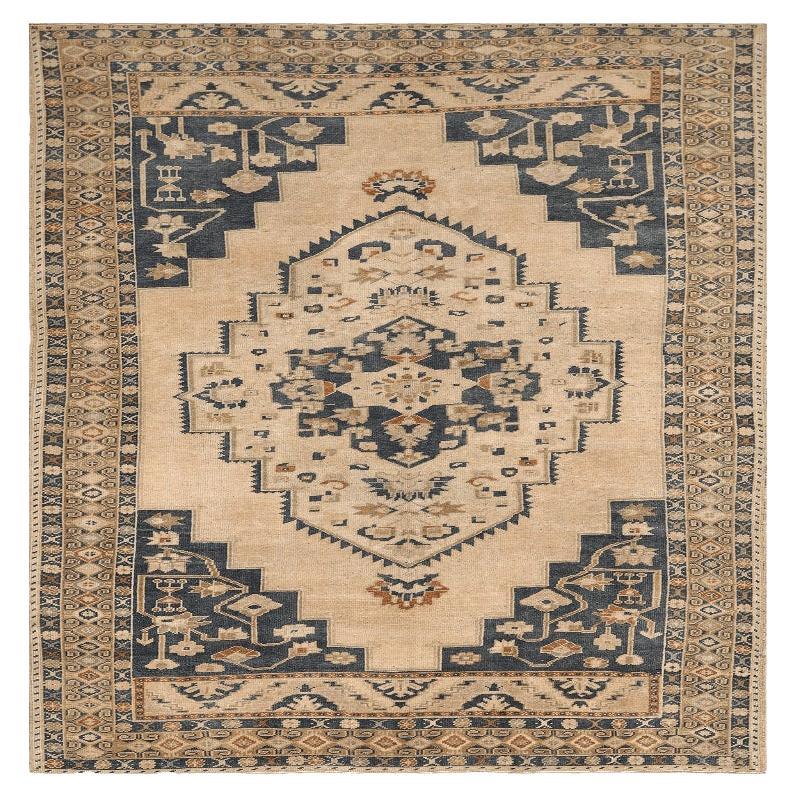 Turkey Anatoly Area Rugs - Wool Black Ivory Design - 92952