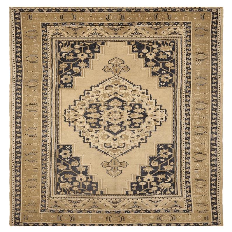 Turkey Anatoly Area Rugs - Wool Black Ivory Design - 92985