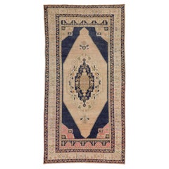 Türkische Anatoly-Teppiche - Wolle Schwarz Elfenbein Rosa Design - 92917
