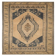 Turkey Anatoly-Teppiche - Wolle Schwarz Elfenbein Taupe Design - 92955