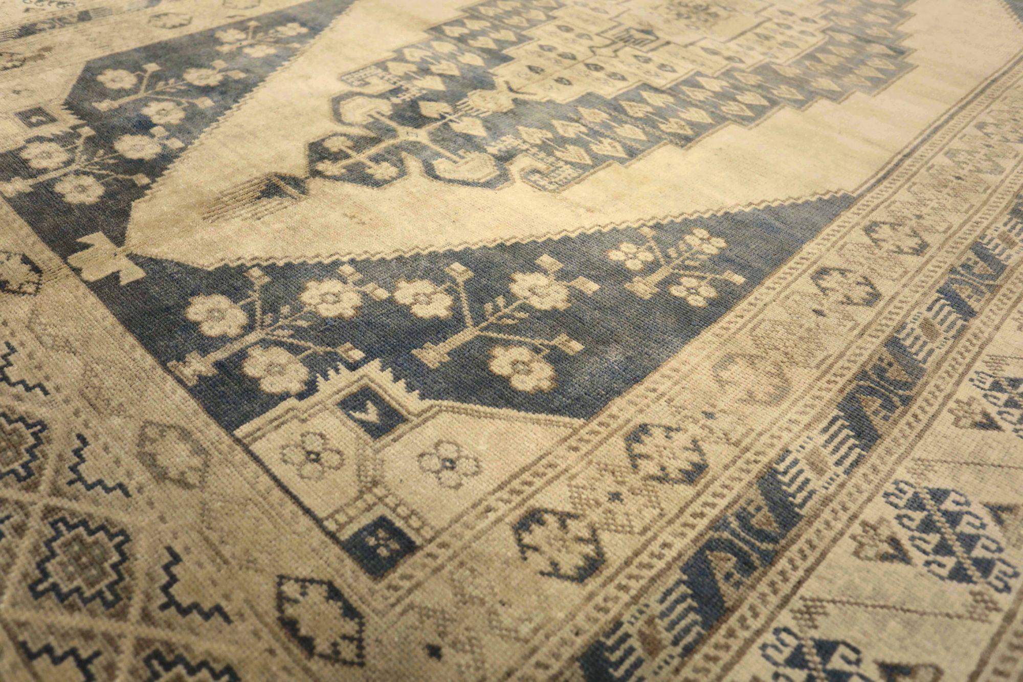 Turkey Anatoly-Teppiche - Wolle Schwarz Elfenbein Taupe Design - 93069 im Zustand „Hervorragend“ im Angebot in Dallas, TX