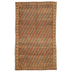 Türkei Anatoly Bereich Teppiche - Wolle Blau Braun Elfenbein Rot Design - 92902