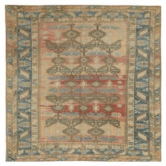 Turquía Anatoly Alfombras - Lana Azul Marfil Rosa Rojo Diseño - 92979