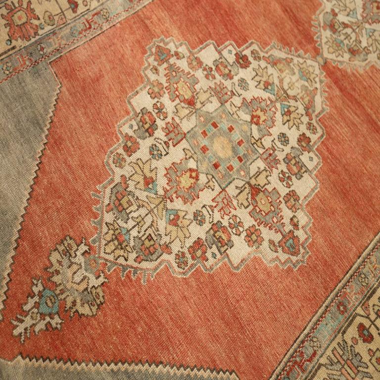 Türkei Anatoly Bereich Teppiche - Wolle Blau Elfenbein Rot Gelb Design - 92940 (Türkisch) im Angebot