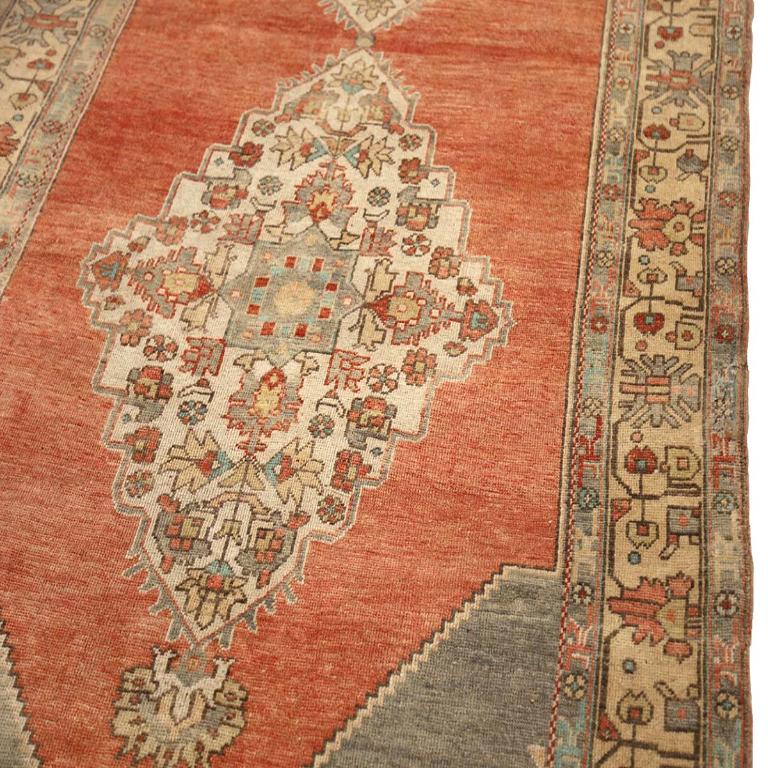 Türkei Anatoly Bereich Teppiche - Wolle Blau Elfenbein Rot Gelb Design - 92940 im Zustand „Hervorragend“ im Angebot in Dallas, TX