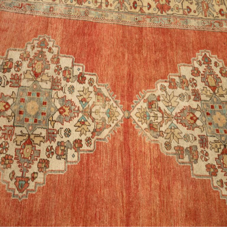 Türkei Anatoly Bereich Teppiche - Wolle Blau Elfenbein Rot Gelb Design - 92940 (20. Jahrhundert) im Angebot