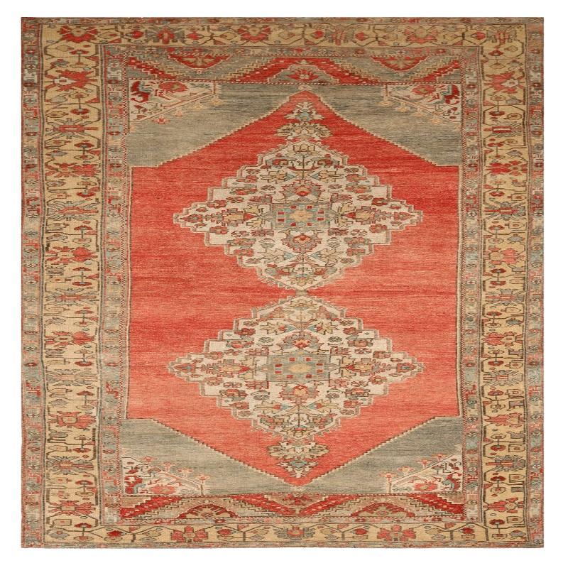 Turquía Anatoly Alfombras - Lana Azul Marfil Rojo Amarillo Diseño - 92940