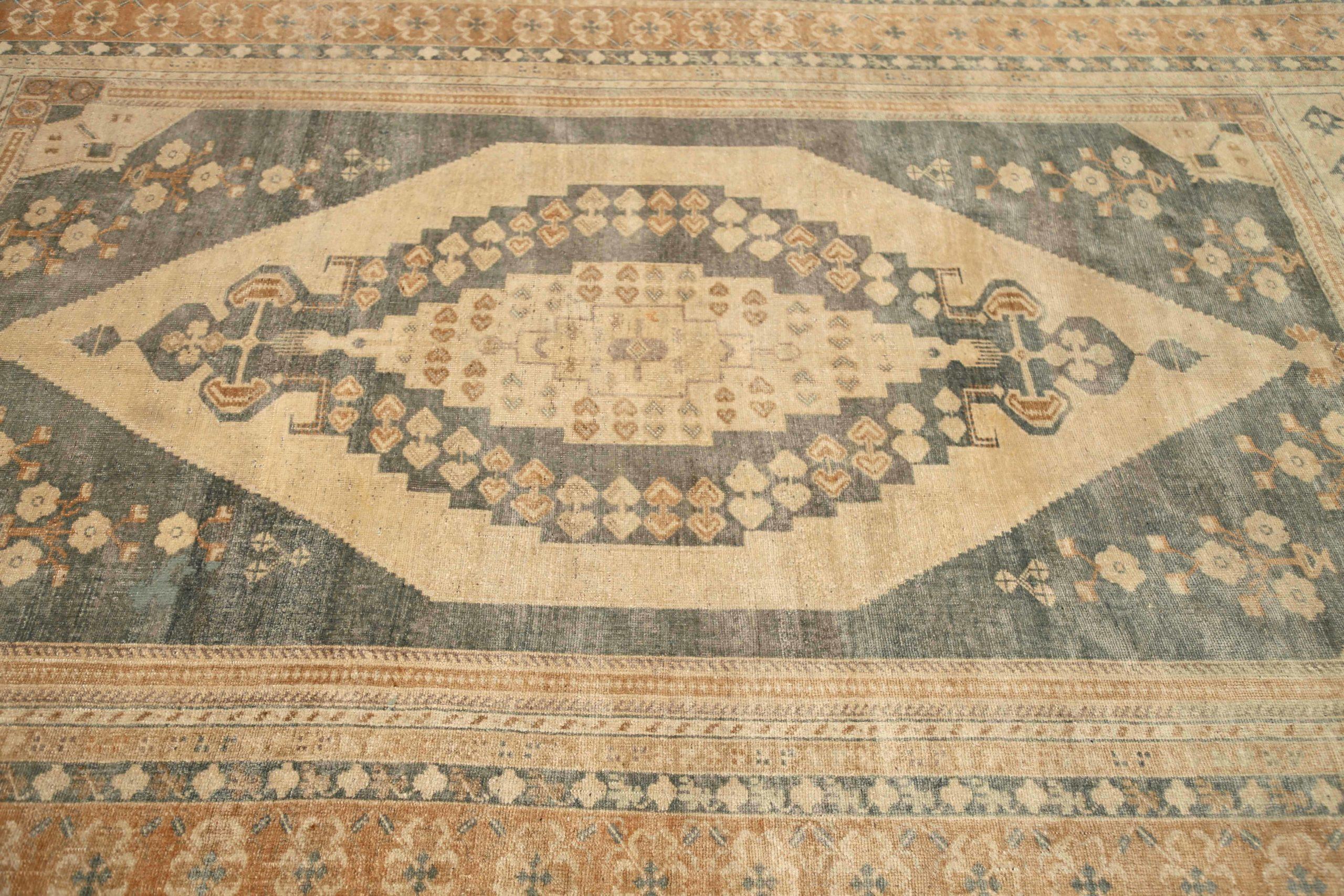 Türkei Anatoly Bereich Teppiche - Wolle Braun Grau Elfenbein Design - 92914 im Zustand „Hervorragend“ im Angebot in Dallas, TX