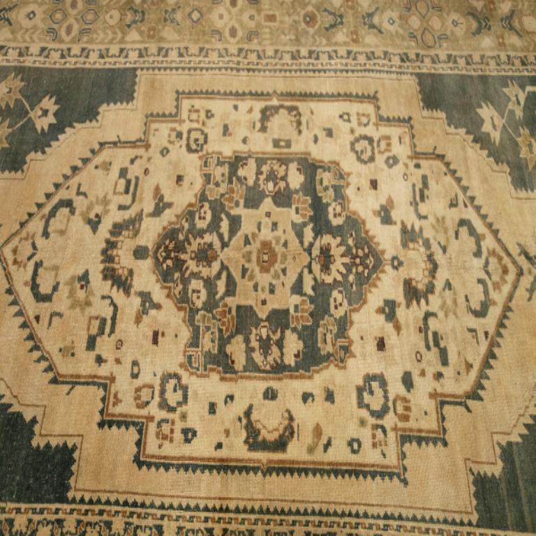 Türkei Anatoly Bereich Teppiche - Wolle Braun Grau Elfenbein Design - 92987 (20. Jahrhundert) im Angebot