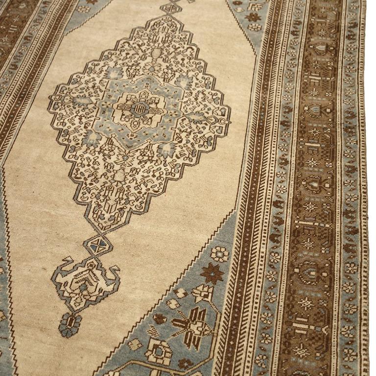Türkei Anatoly Bereich Teppiche - Wolle Braun Grau Elfenbein Design - 92991 im Zustand „Hervorragend“ im Angebot in Dallas, TX