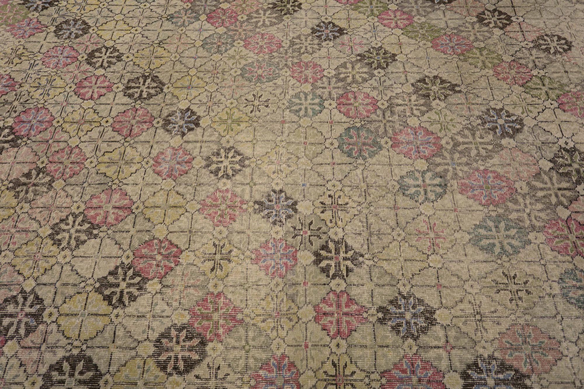 Discover the elegance of Turkey Anatoly featuring Area Rugs in Circa 1940. Designed with Wool and BrownGreenRedTaupe, this exclusive design is perfect for enhancing your space.