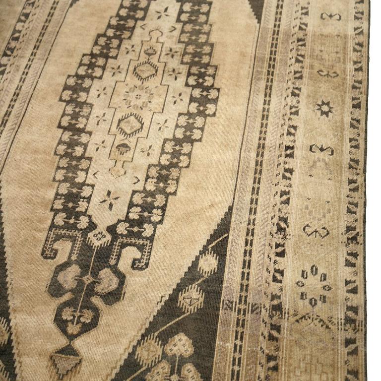 Türkei Anatoly Area Rugs - Wolle Brown Elfenbein Design - 93003 im Zustand „Hervorragend“ im Angebot in Dallas, TX