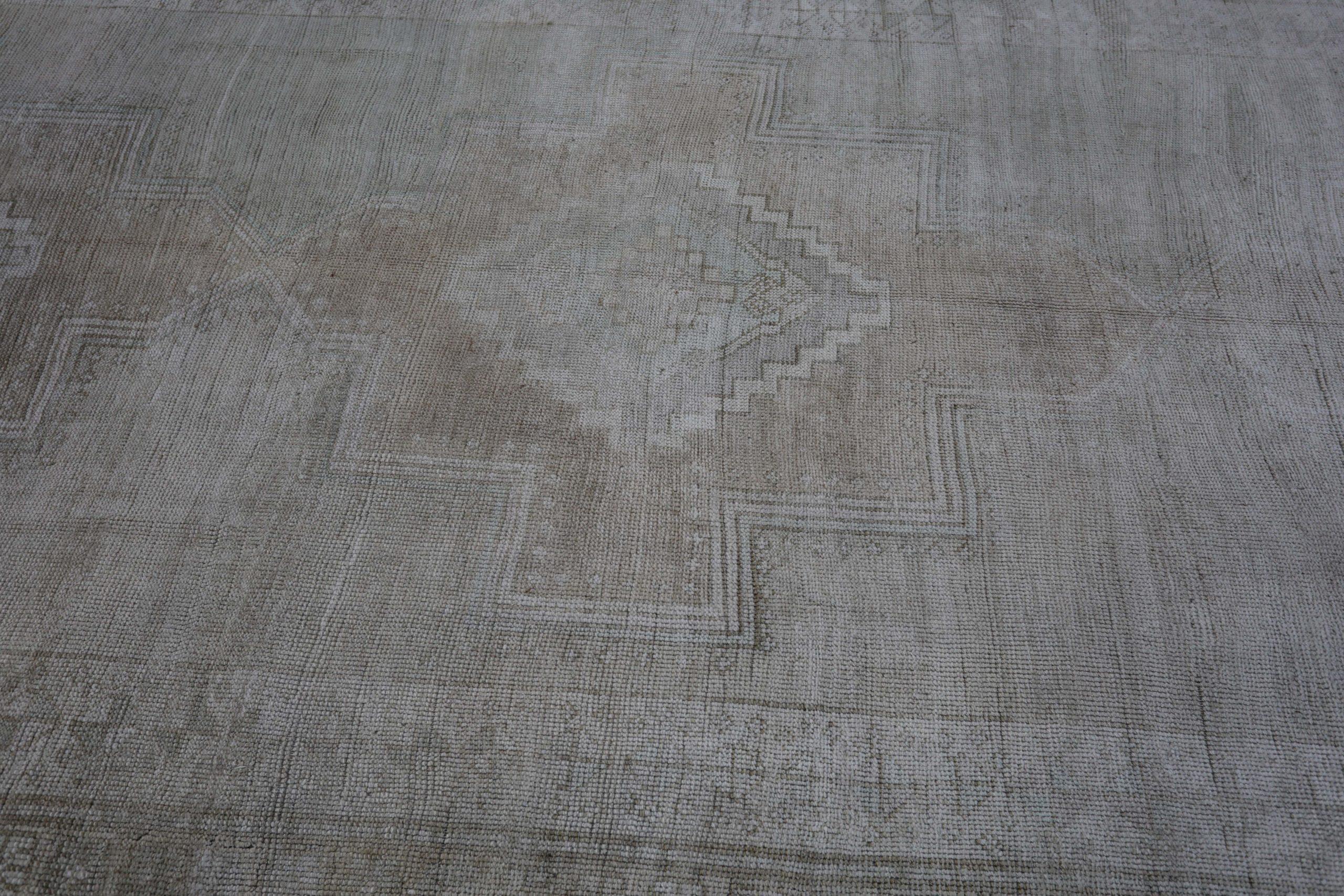 Türkei Anatoly Area Rugs - Wolle Braun Elfenbein Design - 93015 (20. Jahrhundert) im Angebot
