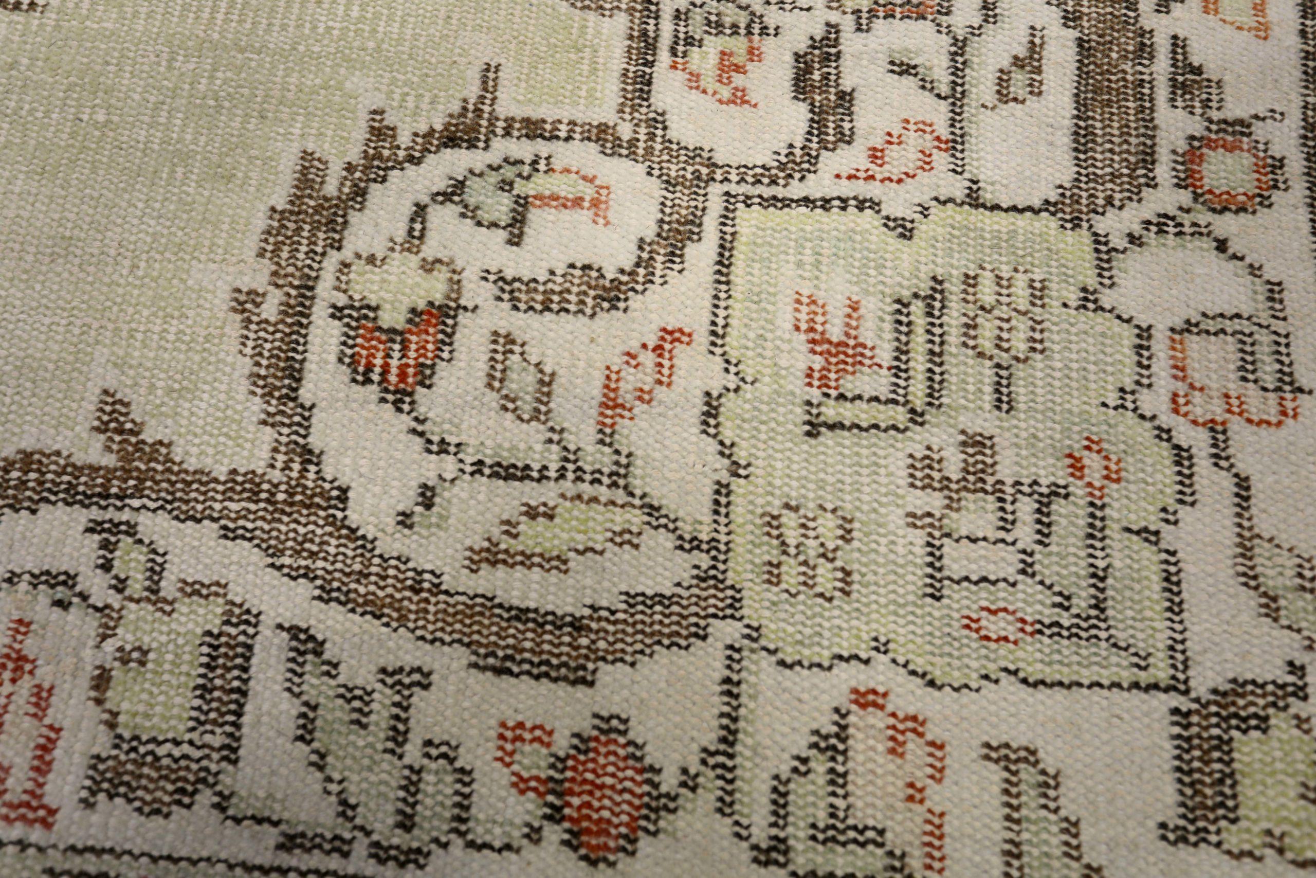 Türkei Anatoly Area Rugs - Wolle Brown Elfenbein Design - 93148 im Zustand „Hervorragend“ im Angebot in Dallas, TX