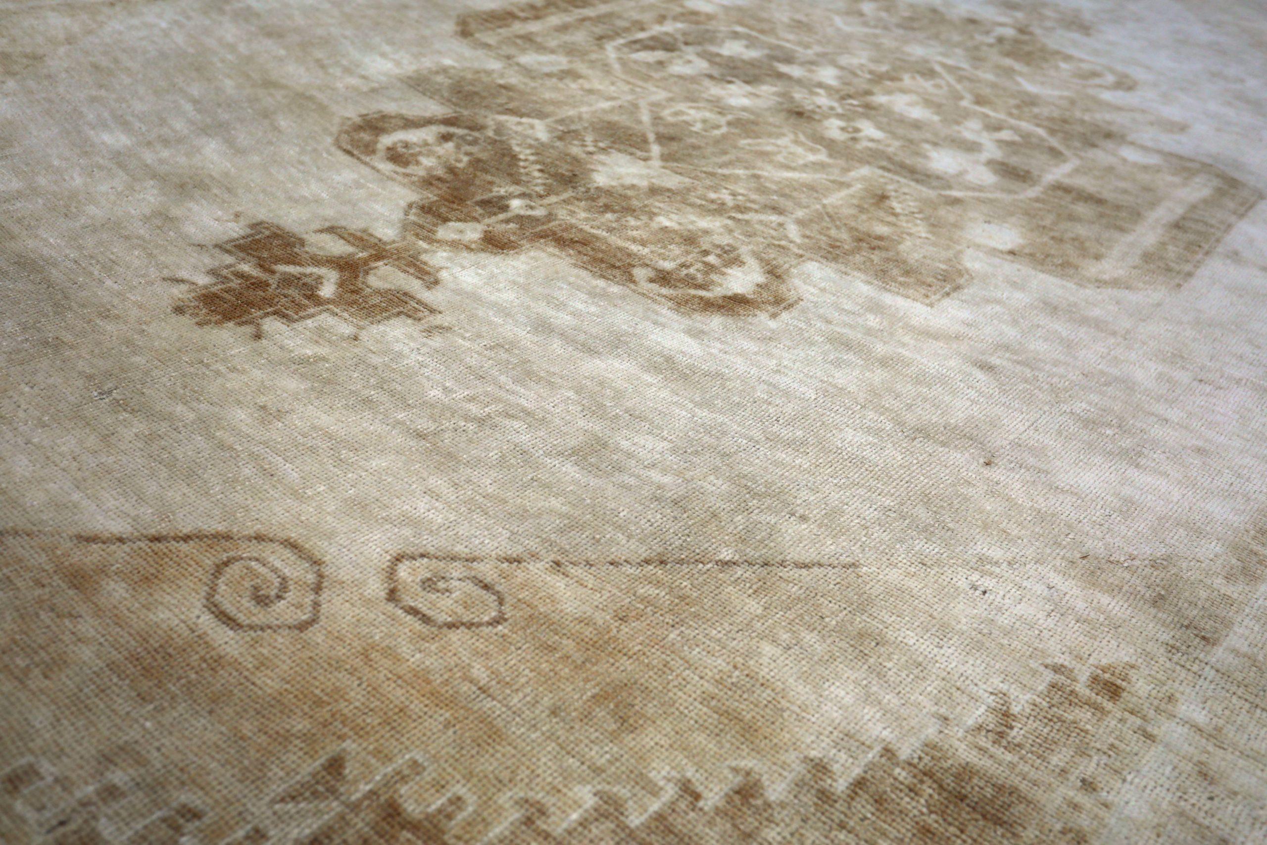 Türkei Anatoly Area Rugs - Wolle Brown Elfenbein Design - 93149 (Türkisch) im Angebot