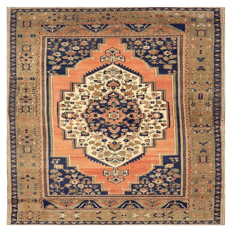 Türkei Anatoly Bereich Teppiche - Wolle Braun Elfenbein Marineblau Rosa - 92992