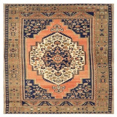 Türkei Anatoly Bereich Teppiche - Wolle Braun Elfenbein Marineblau Rosa - 92992