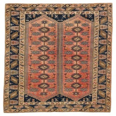 Türkei Anatoly Bereich Teppiche - Wolle Braun Elfenbein Marineblau Rot - 92819