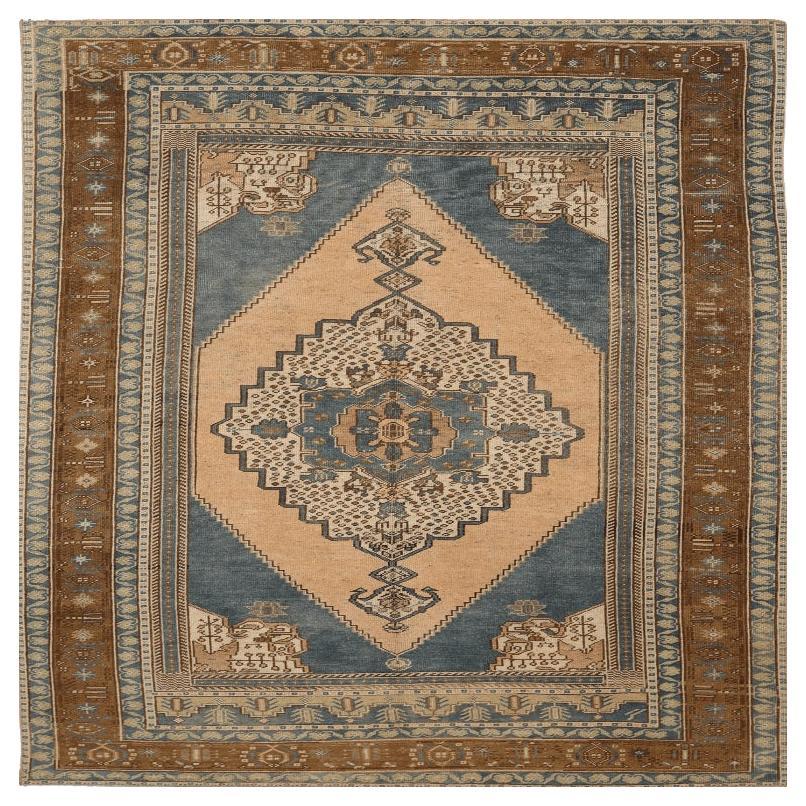 Türkei Anatoly Area Rugs - Wolle Braun Elfenbein Marineblau Gelb - 92925